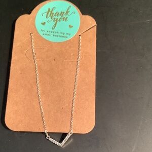 Sterling Silver Cubic Zirconia Necklace